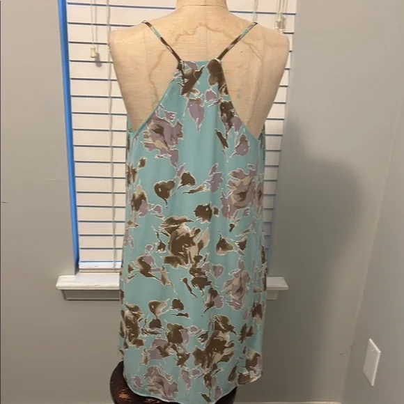 Peach Love California Backless Dress - Aqua and Brown - Picture 4 of 5